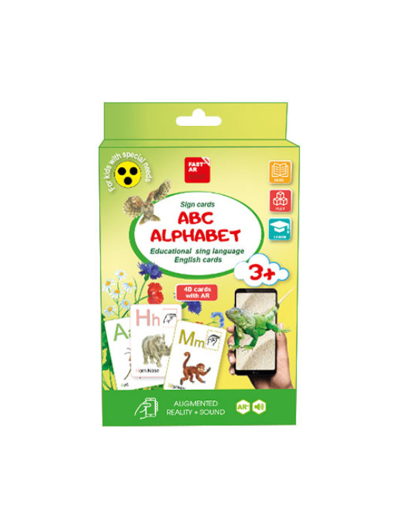3D Навчальні картки «ABC Alphabet...